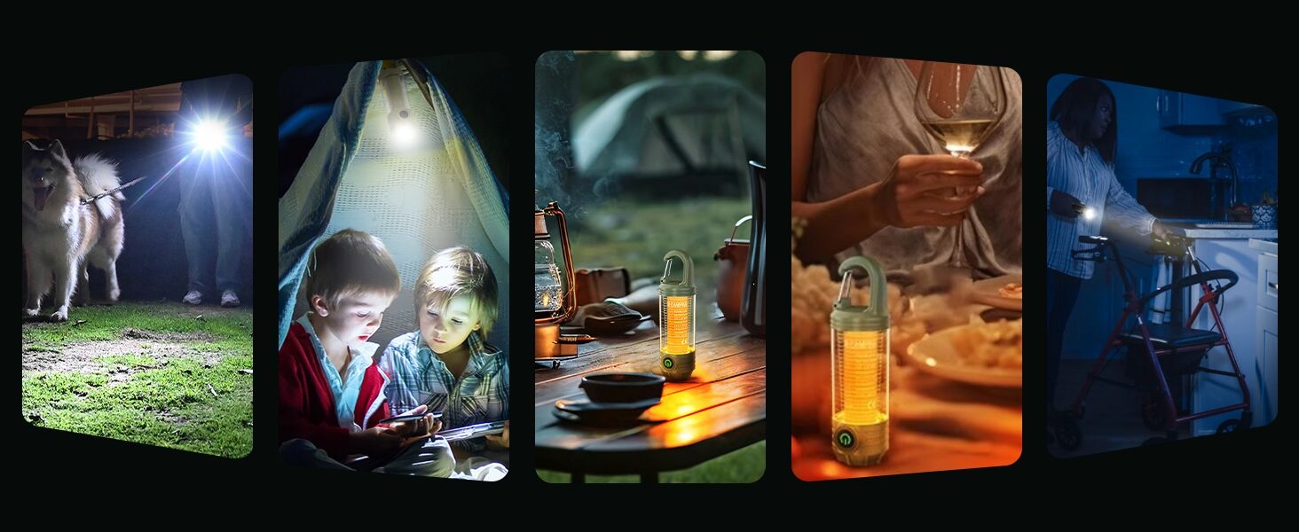 multi-modes camping lantern