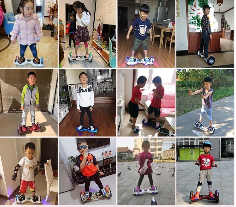 EU Stock 350W Hoverboard With 6.5/8/10 Inch Motors 350W App Control 36V Electric Overboard for Children 350W Smart Sensor