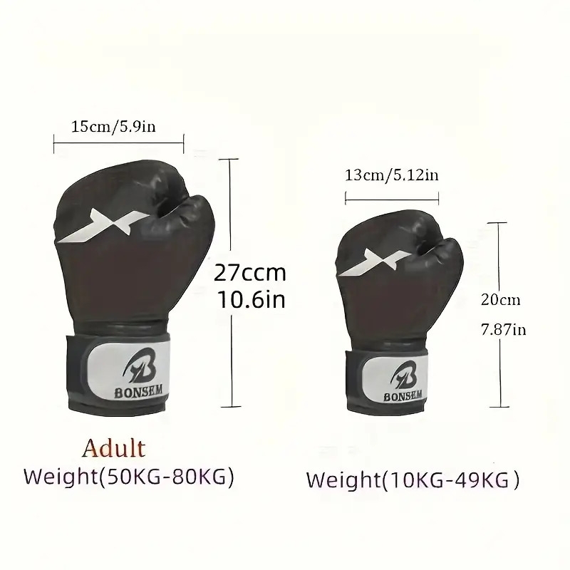 train like a pro with boxing gloves sandbag perfect for kickboxing sparring for kids adults details 6