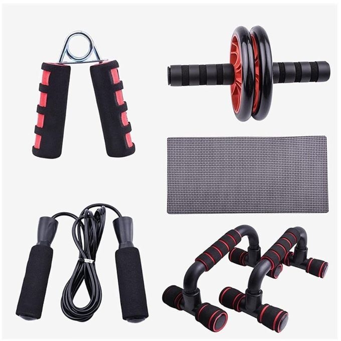 Generic Abdominal wheel push-up combination set fitness muscle trainer - image 2