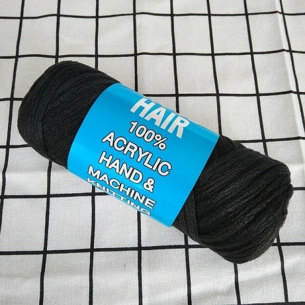 Brazilian Wool Hair 100% Acrylic Knitting Yarn , Hand and Machine Knitting  Blended Yarn Scale Hair 70G