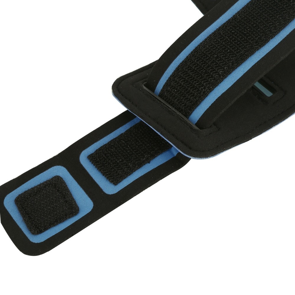 Running Riding Arm Band Cases Dirt-resistant Hand Bag Sport Mobile Phone Holder Pouch Belt Cover blue 4.7 14