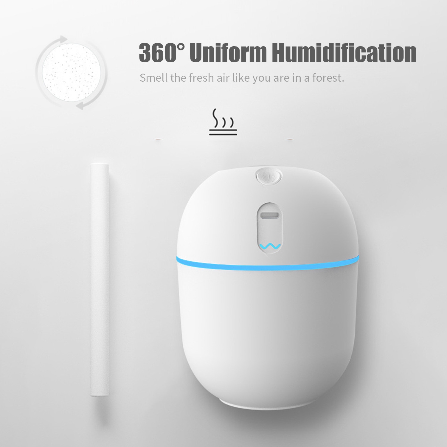 Generic 220mL Mist Humidifier LED 7 Colorful Quiet USB Car | Jumia Nigeria