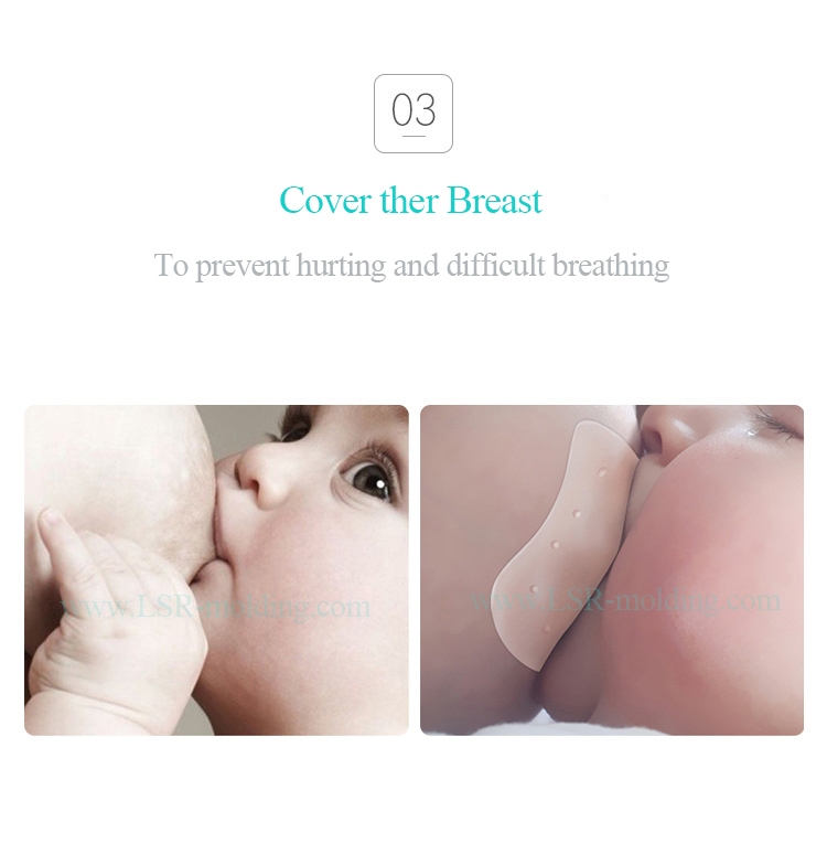 Wholesale BPA Free Food Grade Liquid Silicone Baby Breastfeeding Contact Nipple Shield