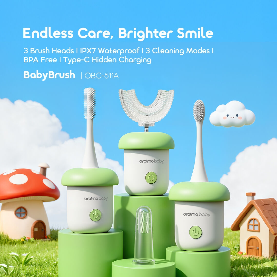 oraimo 3 cleaning modes baby electric toothbrush babybursh obc-511a features 1