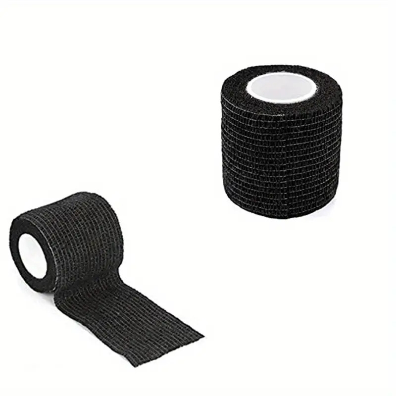 12 24 48pcs waterproof tape tattoo handle bandage non slip sports non woven disposable self   elastic bandage details 2