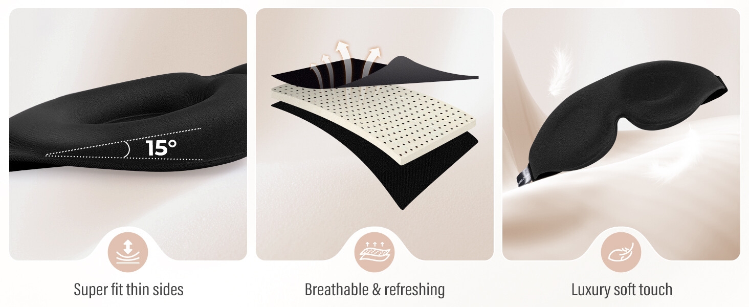 Lightweight soft breathable luxury luxurious memory foam smooth washable durable silky cool