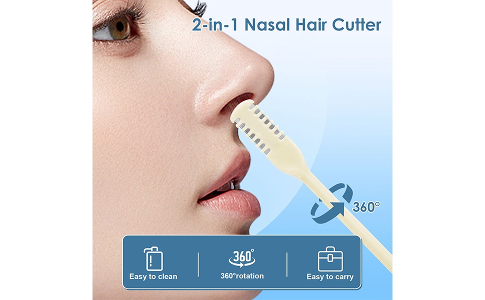 Double Sided Nose Hair Knife