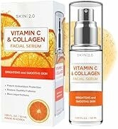 Skin 2.0 Vitamin C Serum - Dermatologist Tested, Anti-Aging & Dark Spot Remover - Brightening, Cl...
