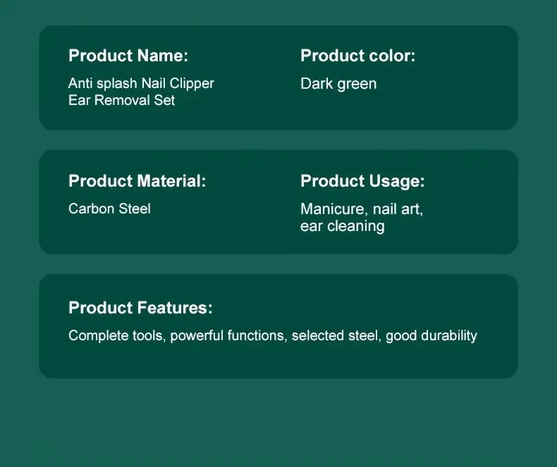 10 in 1 manicure set nail clipper kit manicure professional manicure pedicure set mens accessories set nail grooming kit present for men husband boyfriend parent details 5