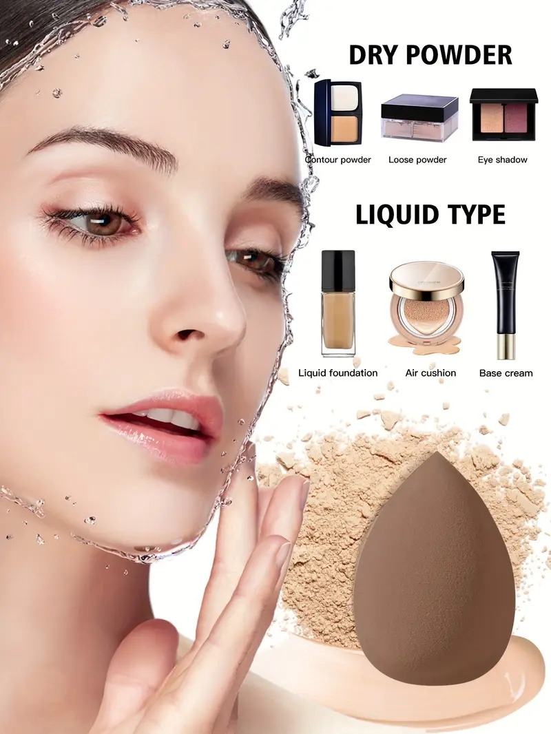 a set of 40 makeup brushes featuring palm brushes and nylon bristles suitable for normal skin   with abs handles including 20 brushes 4 sponges 4 mini sponges 4 triangular sponges 4 mini sponges a cleansing sponge a headband and 2 wristbands details 1