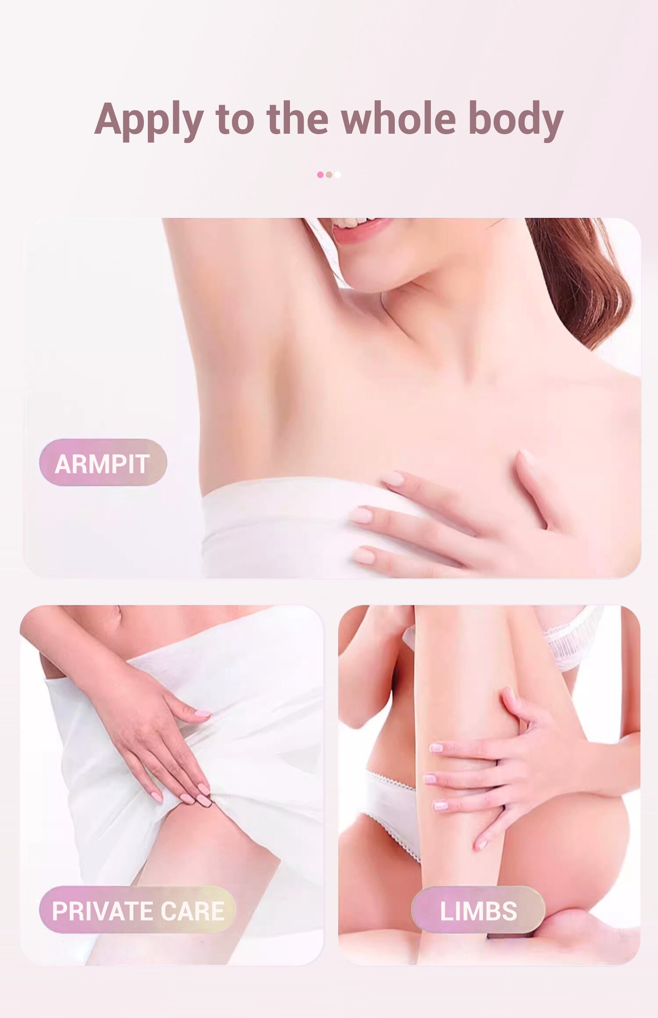 2025 Best Seller Lady Epilator Hair Trimmer Remover Rechargeable Double Heads Painless Electric Shaver for Woman Bikini Body