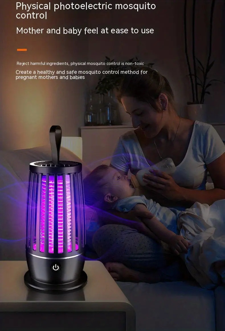 mosquito lamp fly canteen restaurant commercial mosquito trap household indoor balcony mosquito lure artifact electric shock mosquito killing details 12