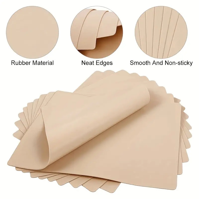 5pcs dual sided tattoo practice skin sheets 19 x 14 3cm silicone microblading practice skin for eyebrows lips ideal for beginners pros tools   beginner tattoo kit intricate patterns smooth texture tattoo skin practice 3