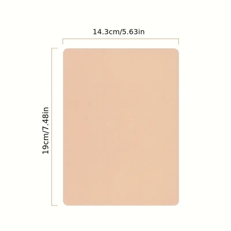5pcs dual sided tattoo practice skin sheets 19 x 14 3cm silicone microblading practice skin for eyebrows lips ideal for beginners pros tools   beginner tattoo kit intricate patterns smooth texture tattoo skin practice 4