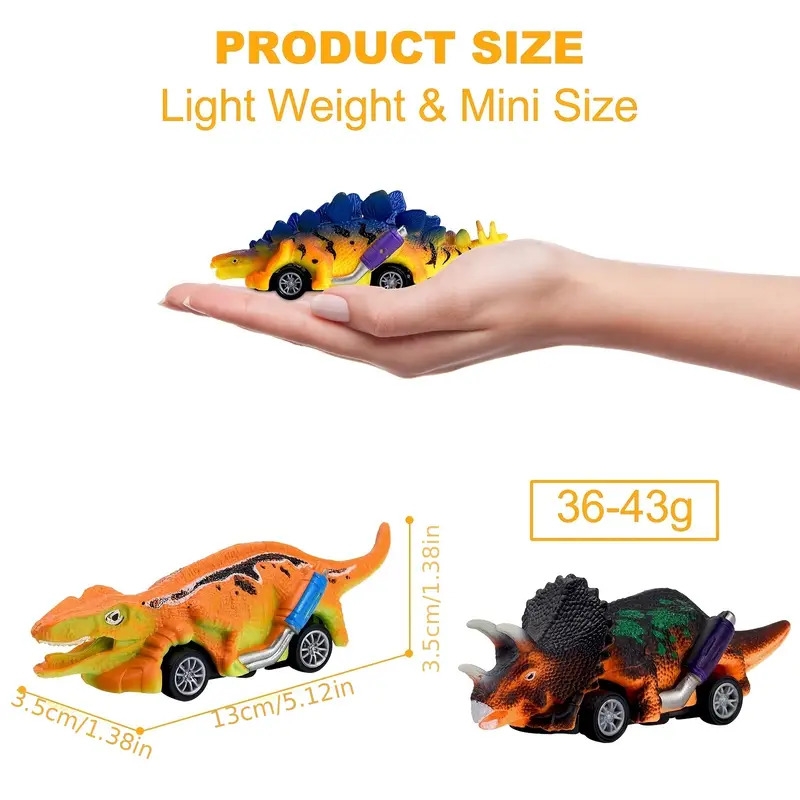 dinosaur toys for 3 year old boys 6 pack mini pull cars with t rex for boys dinosaurs toys for boys kids birthday christmas ideal gifts for toddlers christmas halloween thanksgiving day gift 5