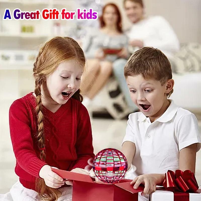 2025 intelligent induction flying ball spinning flying ball suspension magic ufo flying saucer technology boys and girls children's outdoor luminous toys