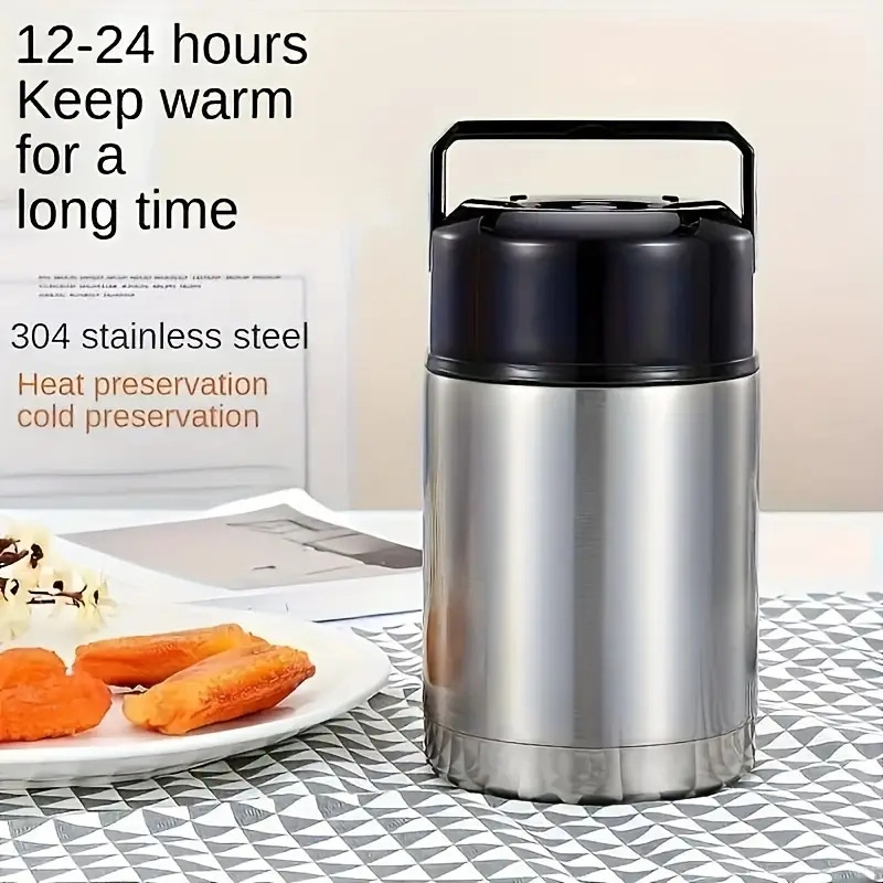 of lunch box large container stainless steel vacuum bottle portable stainless bowl suitable for back to school classroom and kitchen supplies leak proof design with thermal lid office lunches school meals and outdoor dining Product details 6