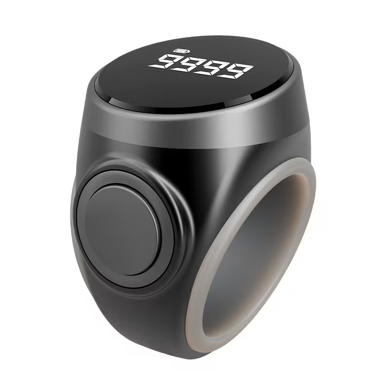oled display counting ring tasbih featuring friendly adjustable silicone ring easy to and convenient with a type c charging interface for easy suitable for prayer counting zikr dhikr Product details 6