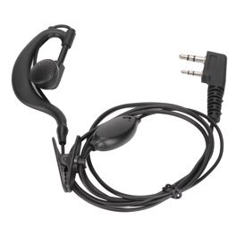 2 Way Radio Headset, Clear Sound Talkie Headset Lightweight PVC Convenient for UV-5R for TK Interface
