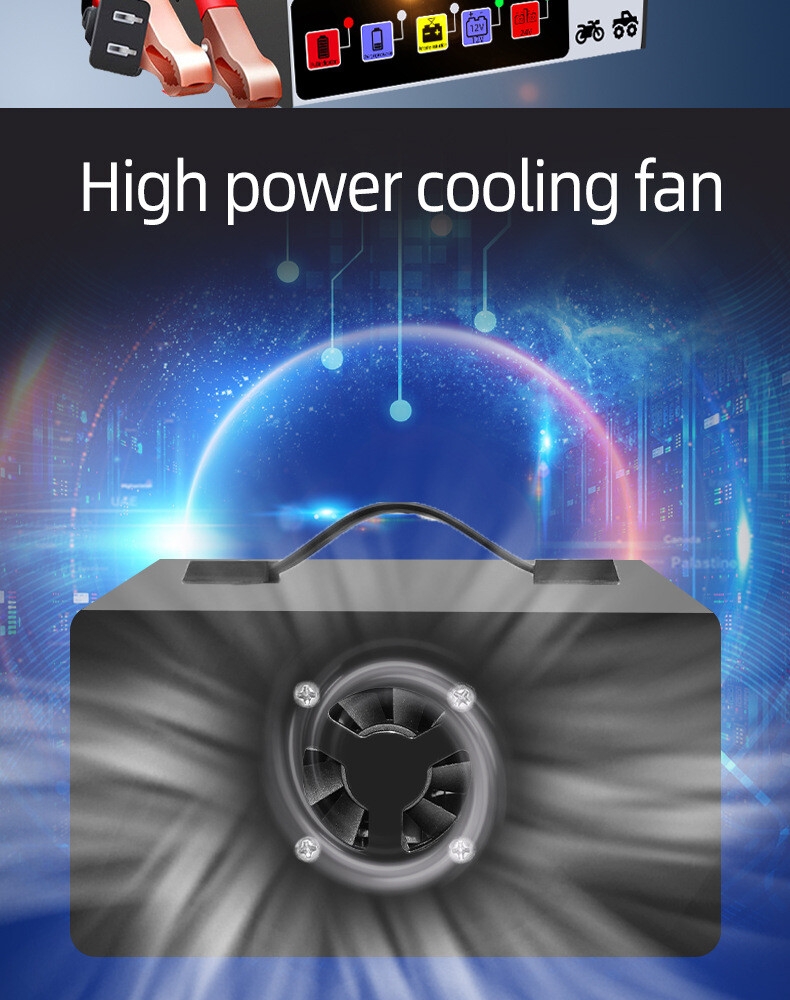 12V/24V Fully Automatic Intelligent Car Truck Battery Charger