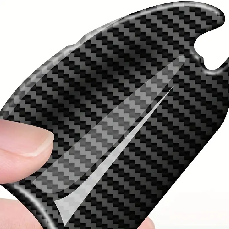 14pcs car door handle cup scratch protector carbon fiber 3d anti scratch protective films car door bowl door side paint stickers universal details 6