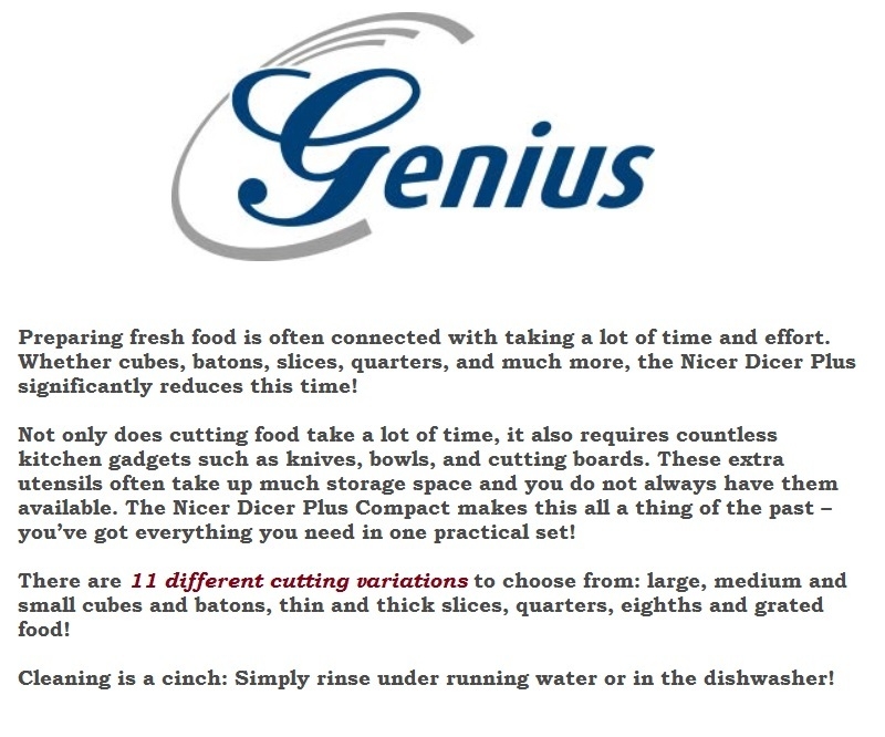 genius nicer dicer kitchen chopper