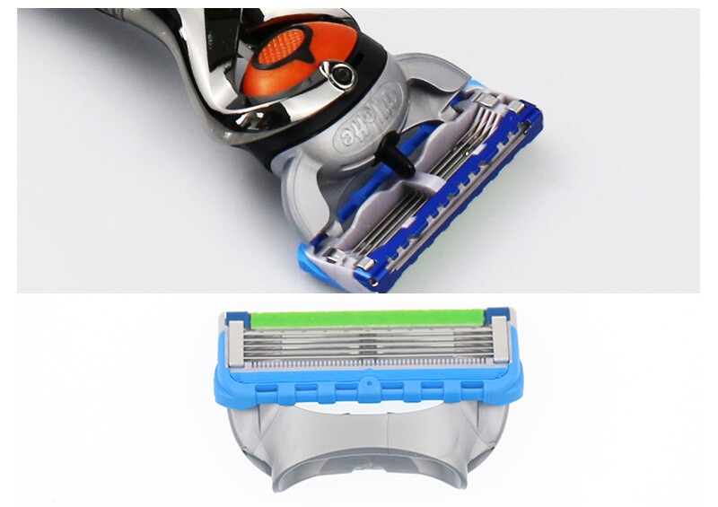 8 Gillette Fusion Proglide Flexball Power Razor Electric Shaving Razors Blades for men Safety Shave Men'S Beard Shaver 1 Holder 5 Blade