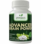 GREEN VALLEY NATURALS - Advanced Brain Power - Supports Healthy, Normal Brain Function, Focus and...