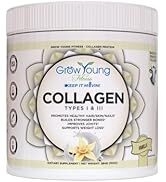 Grow Young Fitness Collagen Protein - Vanilla, Promotes Skin, Bones, Joints, Weight Loss, Sugar F...