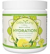 Grow Young Fitness Hydration Powder - Lemon Lime, Premium Electrolyte Mix for Proactive Hydration...