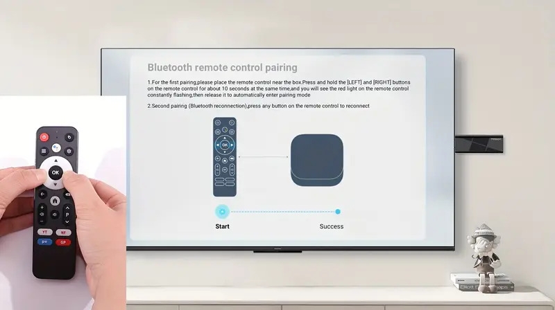 new   rk3518 tv stick   14   core chip 4k video bt5   6 multi language support with   assistant black compact and convenient for   Product details 0