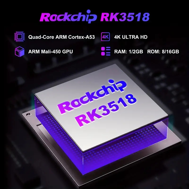 new   rk3518 tv stick   14   core chip 4k video bt5   6 multi language support with   assistant black compact and convenient for   Product details 4