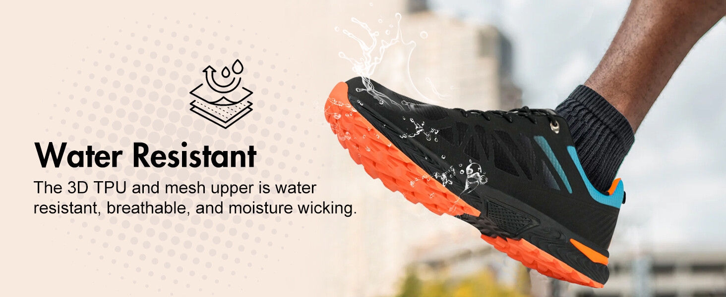 Men's Big Size Plus Size Trail Running Shoes Walking Sneakers for Men Casual Workout Shoes