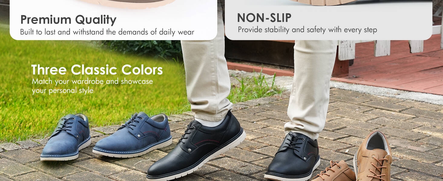 Men's Plus Size Casual Oxfords Shoes Business Dress Sneakers