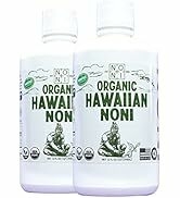 Healing Noni - 2-Pack Plastic Bottle 32oz - 100% Pure Hawaiian Organic Noni Juice - All-Natural U...