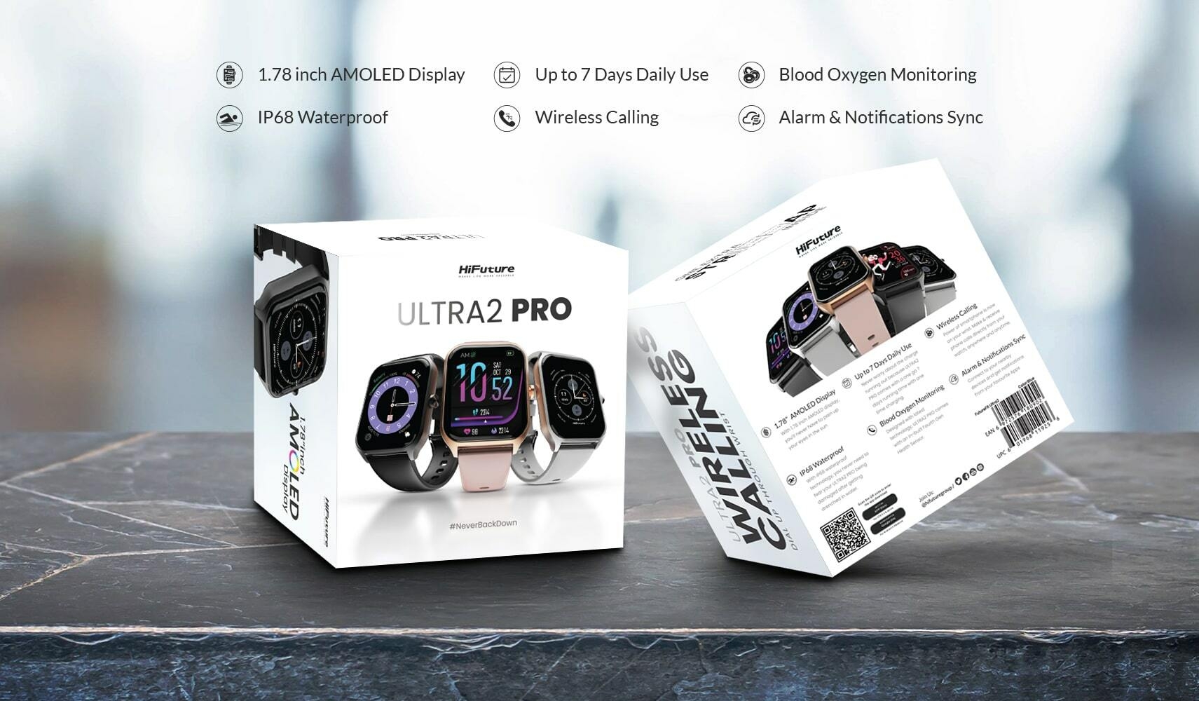 HiFuture - FutureFit Ultra2 - Wireless Calling Smartwatch