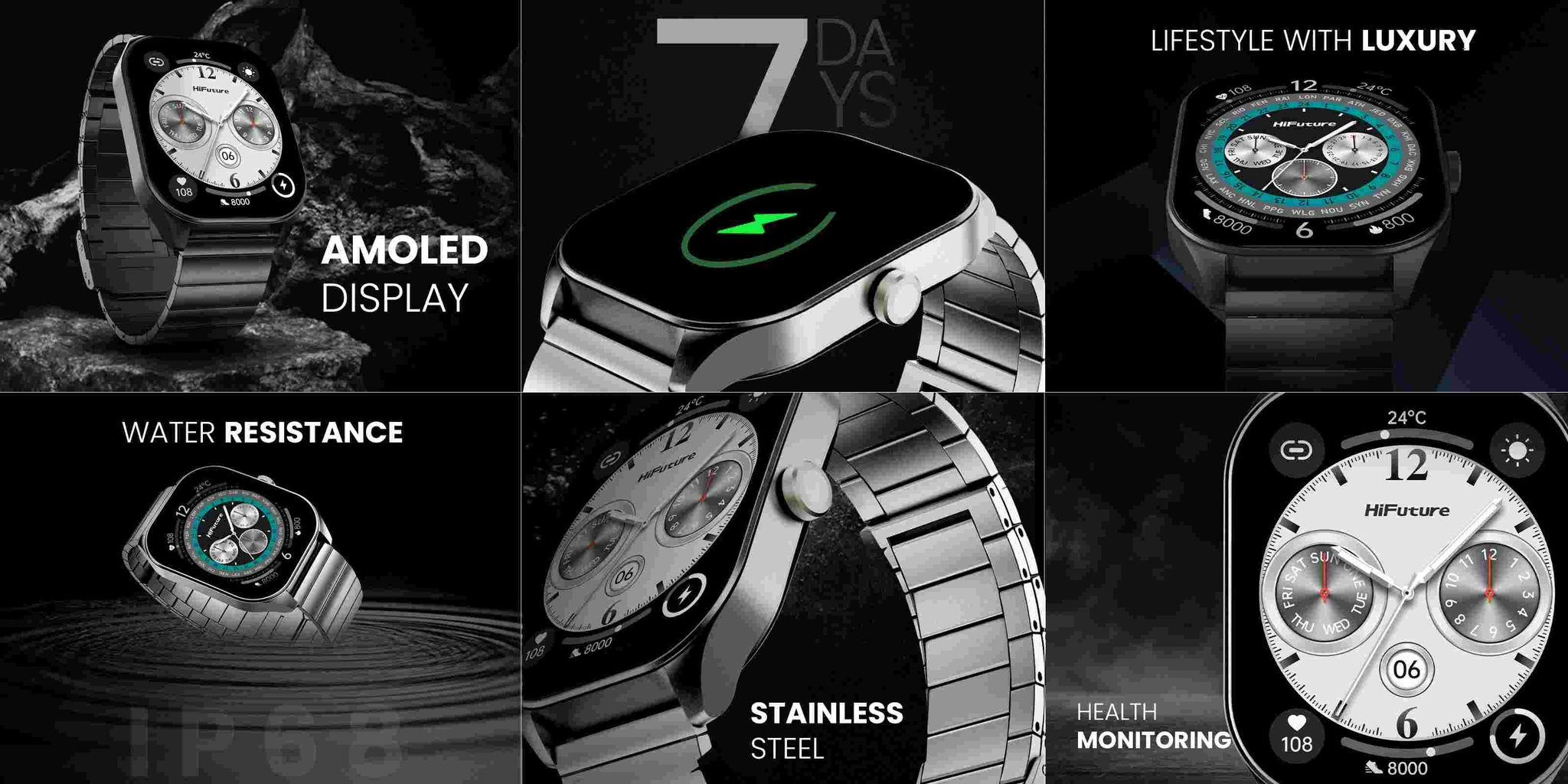 Hifuture Apex smartwatch water Resistant