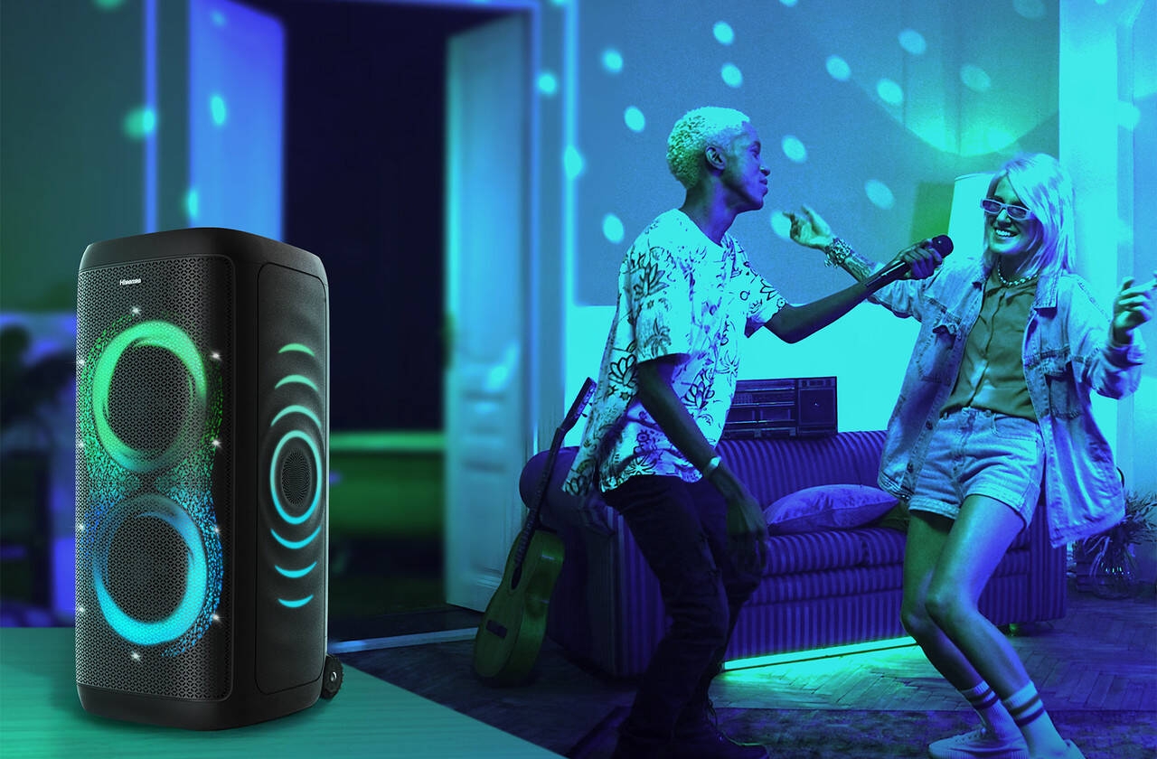 Hisense PARTY THUNDER (Black) | Portable Bluetooth Party Speaker | Richer Sounds