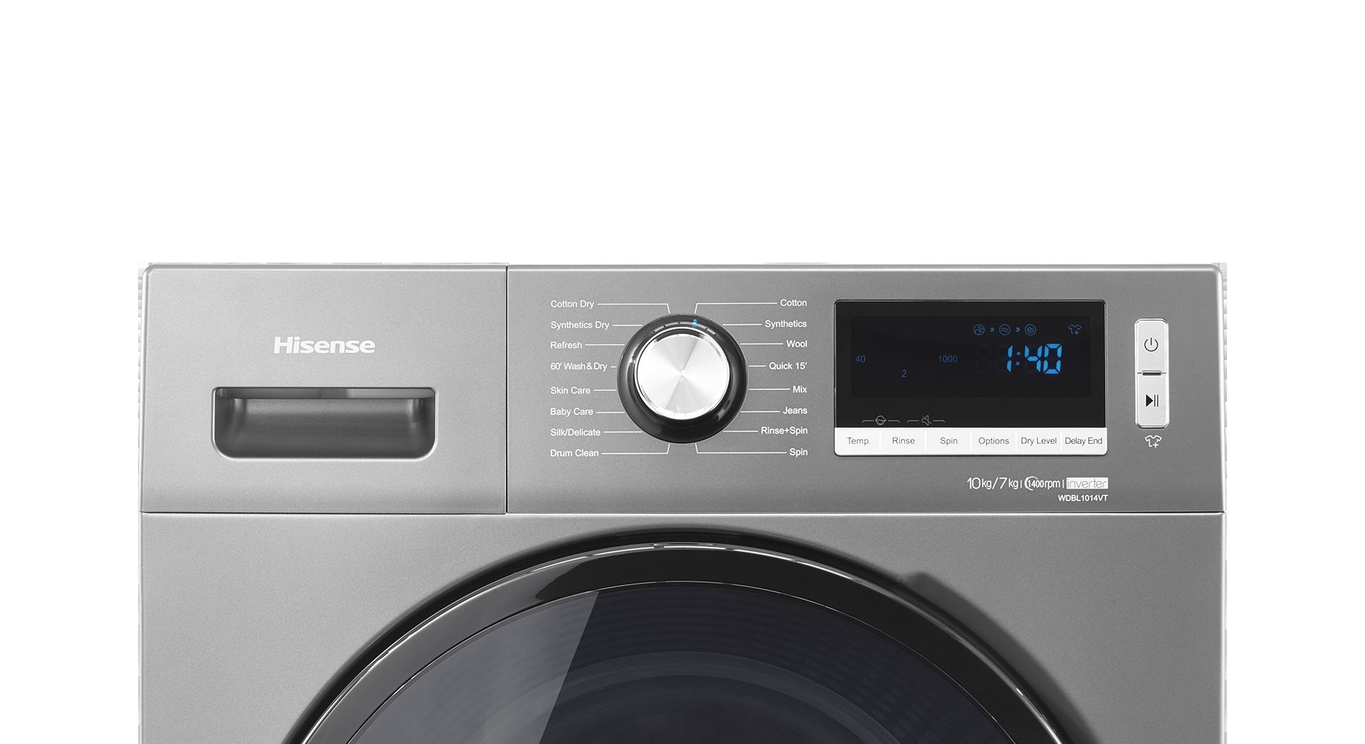 Hisense 10KG Wash / 7KG Dry Washing Machine With Inverter Technology Jumia Nigeria