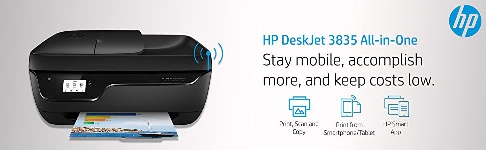 Hp Deskjet 3835 All In One Ink Advantage Wireless Colour Printer Jumia Nigeria