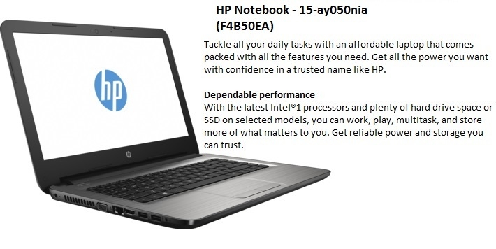 HP 15-ay050nia F4B50EA on Jumia