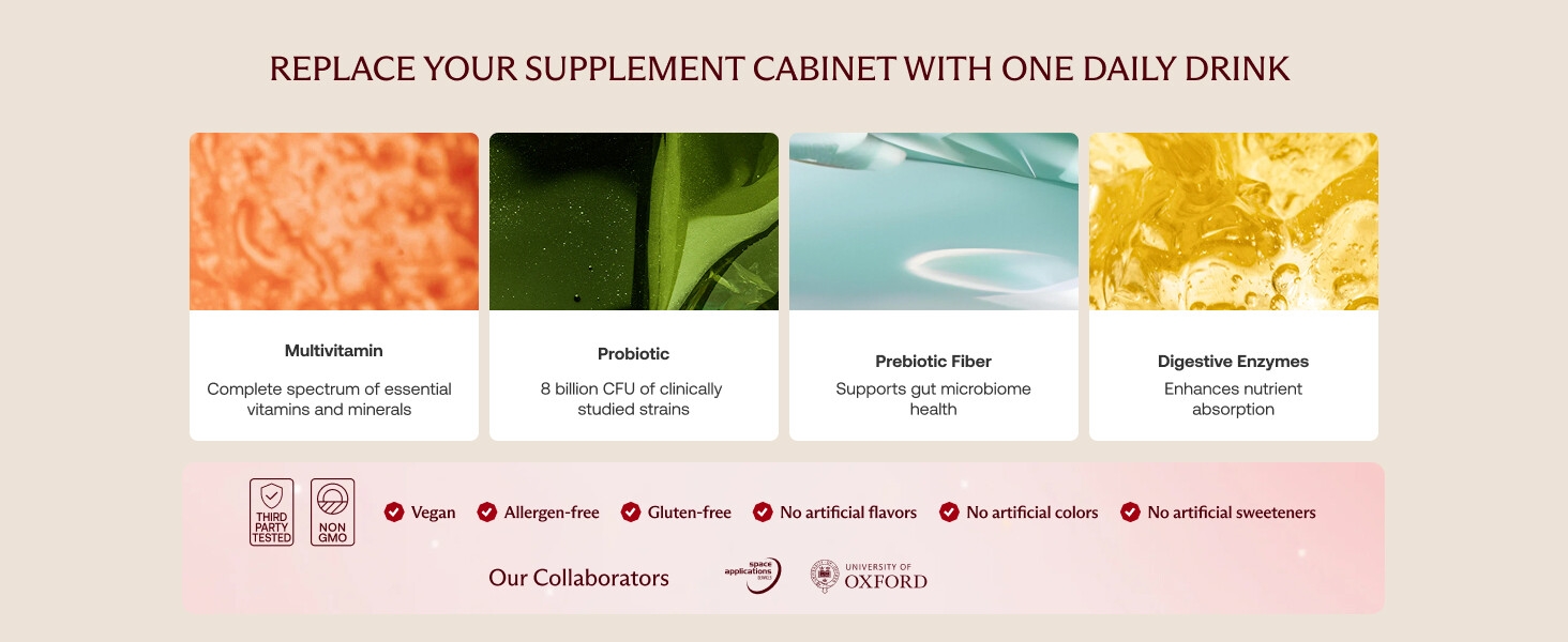 replace your supplement cabinet with one daily drink