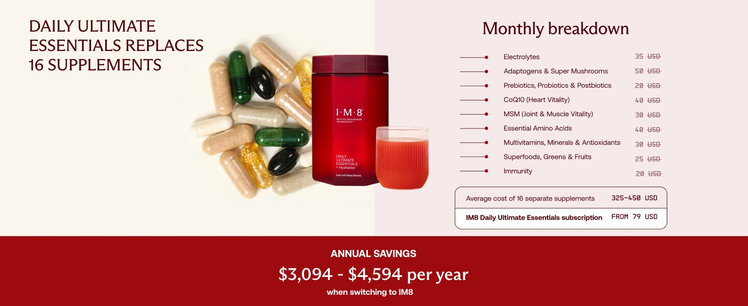 daily ultimate essentials replaces 16 supplements