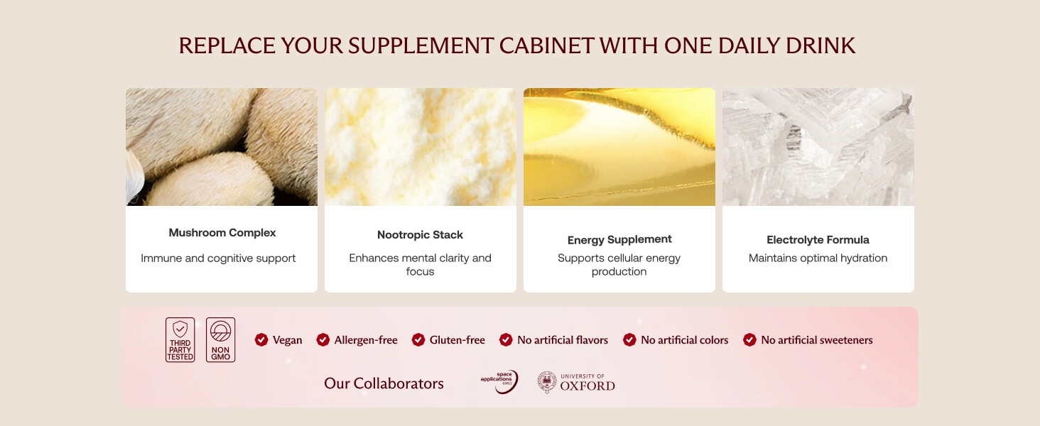 replace your supplement cabinet with one daily drink