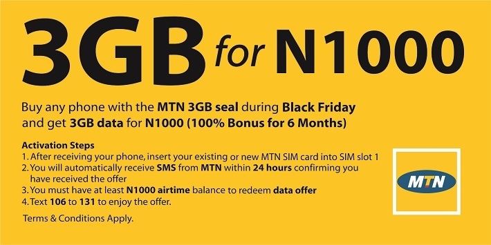 Get 3GB Data for 1000 naira on Jumia