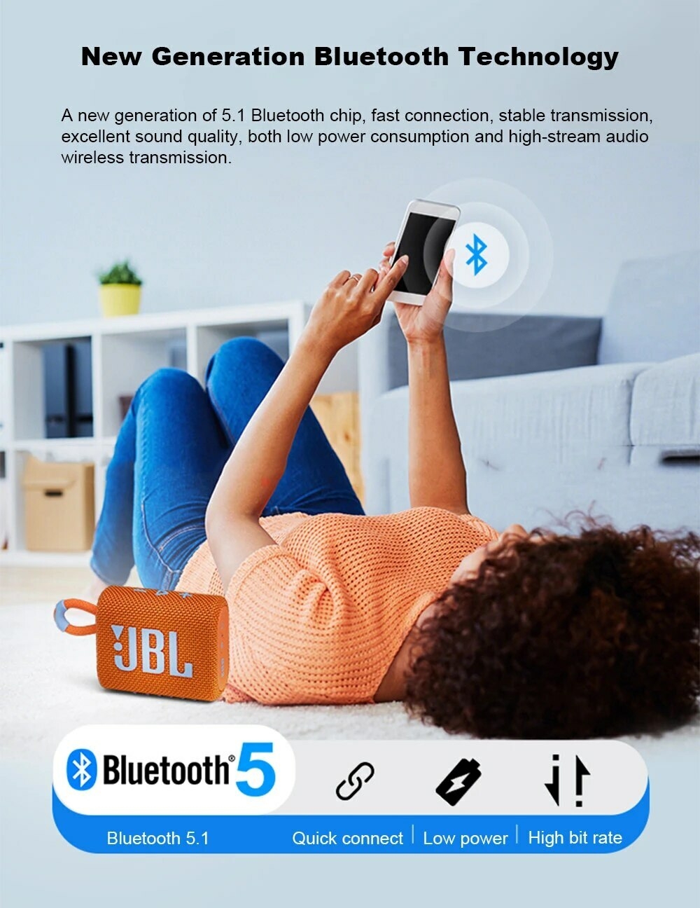 Jbl GO3 Portable Jbl Bluetooth Speaker Wireless Mini Speaker PX67