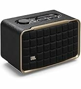 JBL مكبر صوت منزلي ذكي 200 مع واي فاي وبلوتوث ومساعدين صوتيين بتصميم ريترو من اوثينتيكس