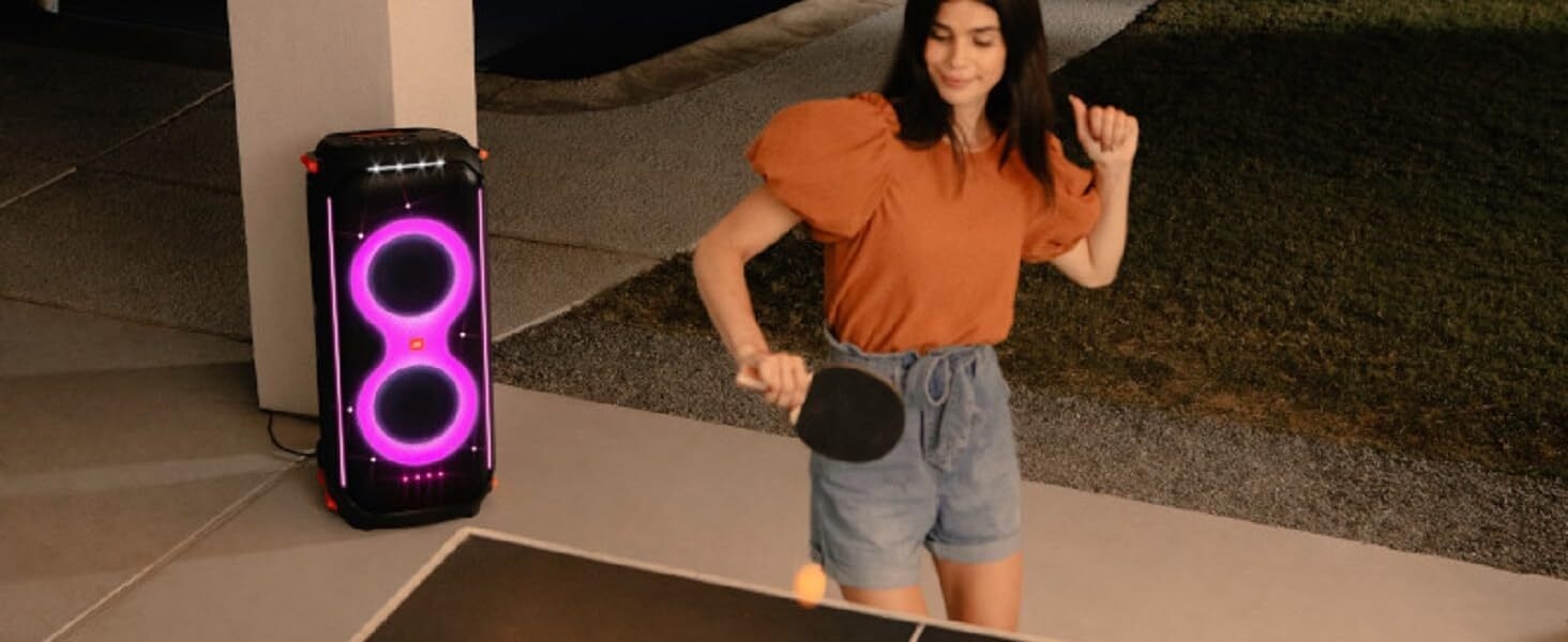 jbl, wireless, portable, party, speaker, wheels, convenient