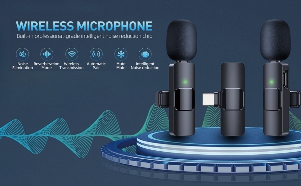 K9TC1-2 wireless lavalier microphone